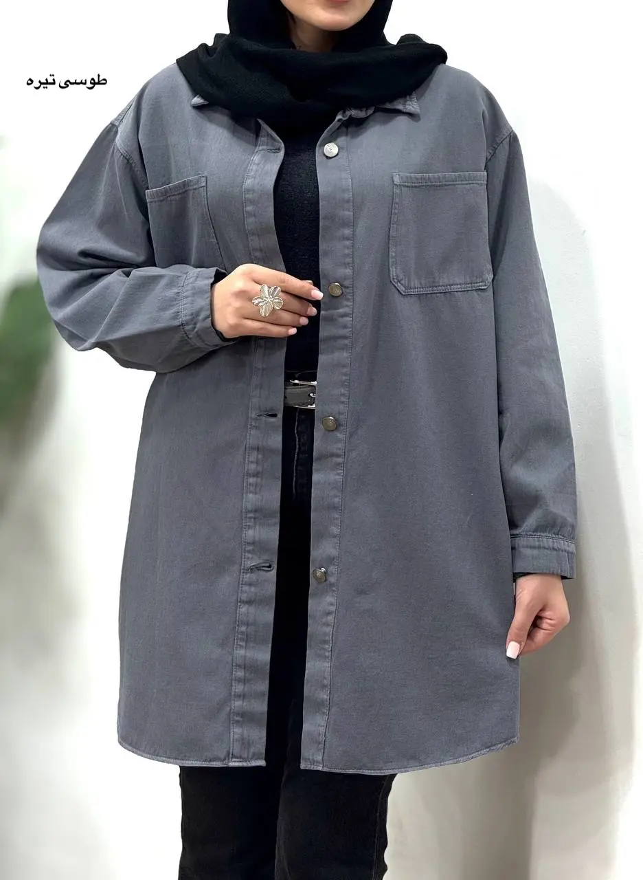 مانتو کتان پاییزه کارن